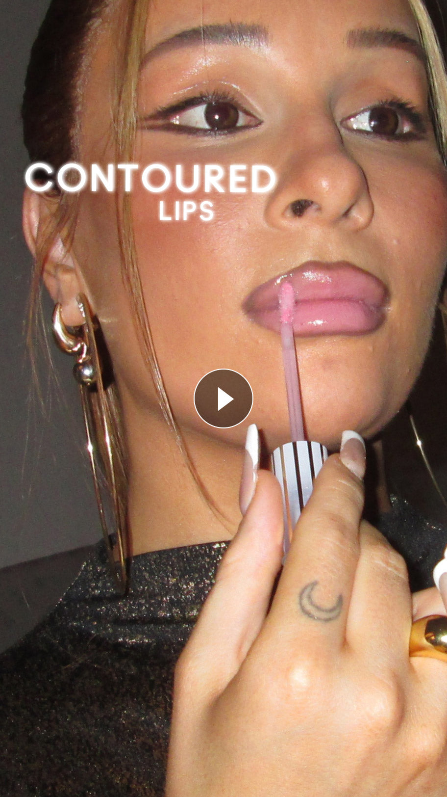 Load video: Lipglass Contoured Lips