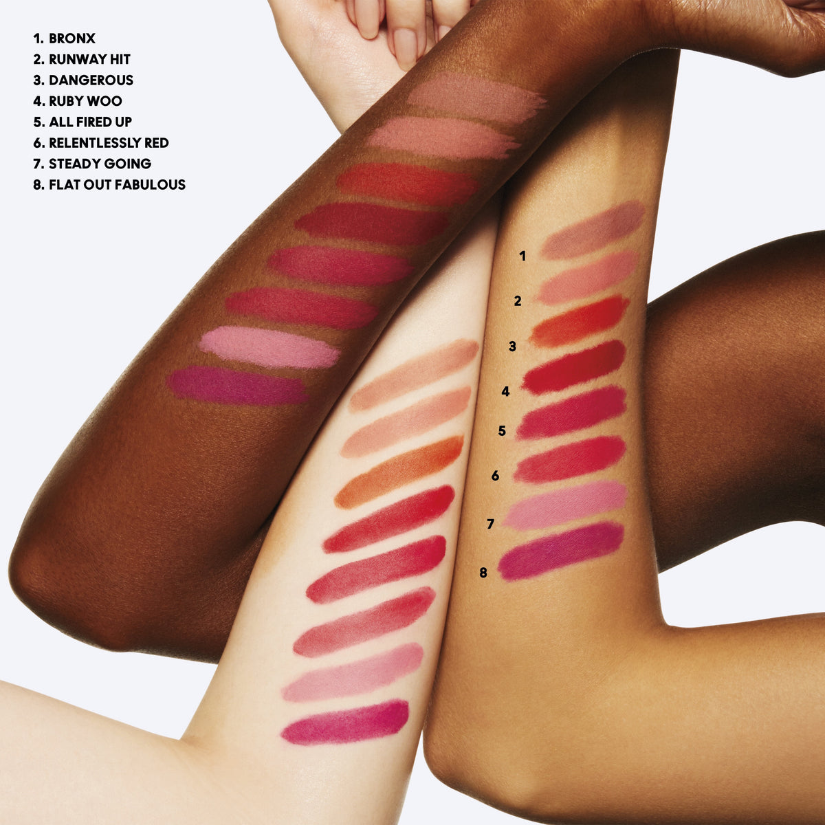 Retro Matte Lipstick, 3.0 g, Runway Hit, Model, deep
