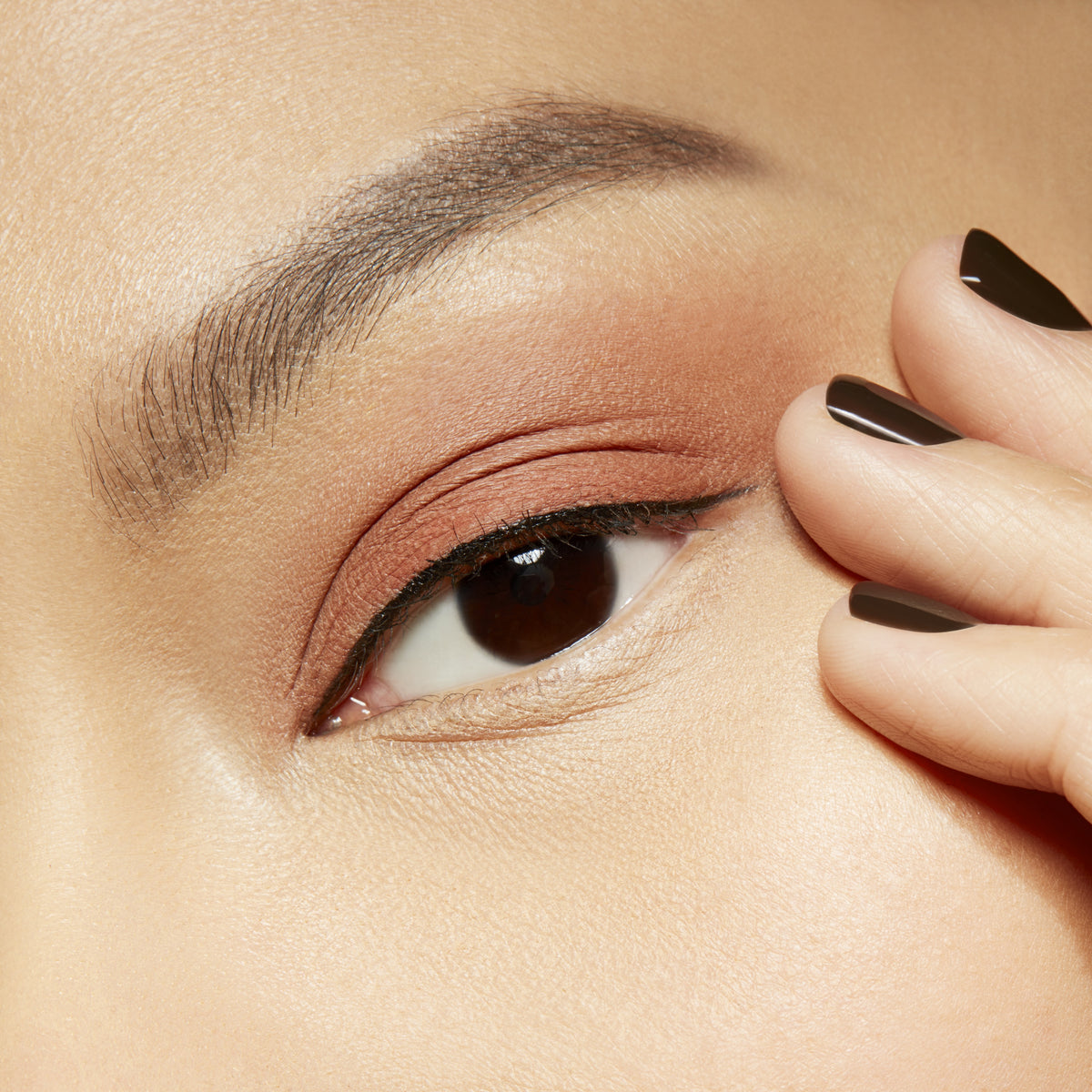 Eyeshadow, 1.5 g, Brown Script, Model, light