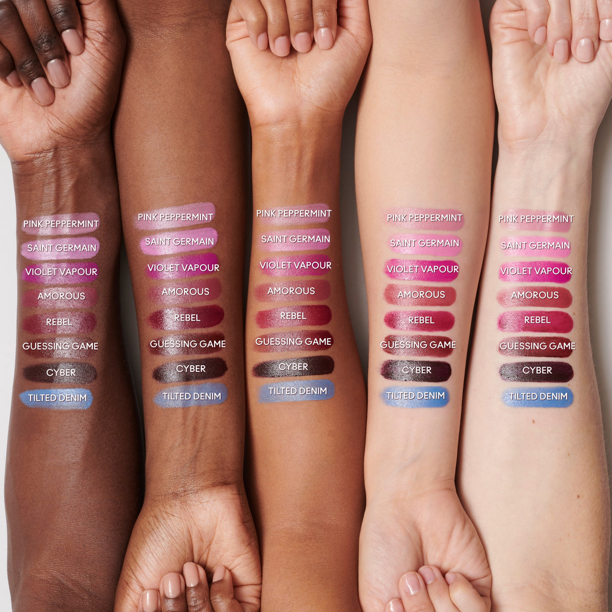 M·A·Cximal Sleek Satin Lipstick, 3.5 g, Pink Peppermint, Model
