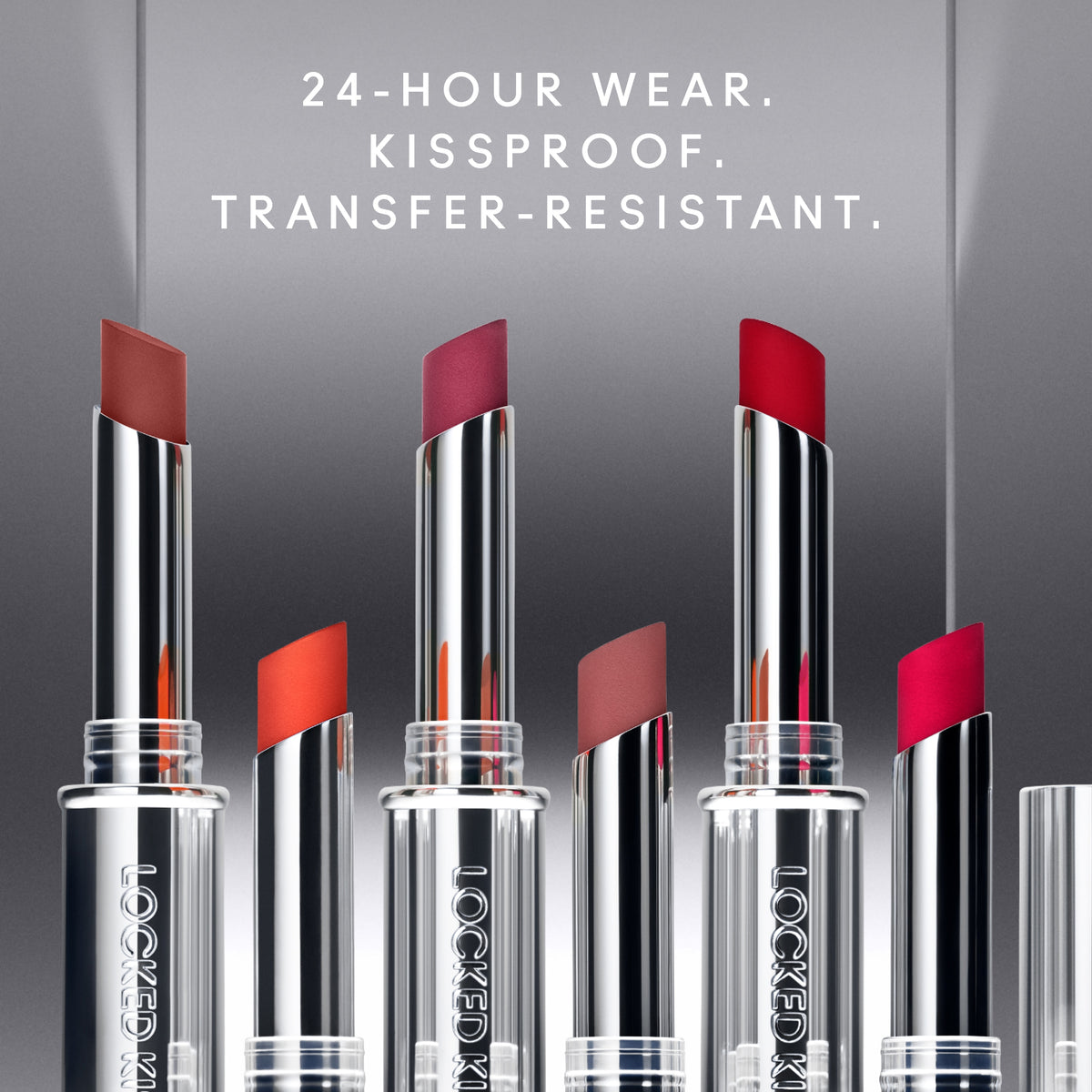 M·A·C Locked Kiss 24hr Lipstick, 1.8 g, Poncy, Alt