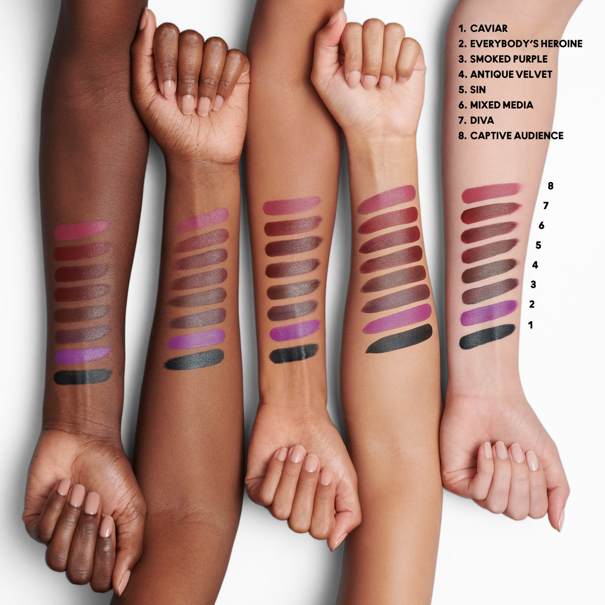 M·A·Cximal SILKY MATTE LIPSTICK, 3.5 g, Everybody's Heroine, Model