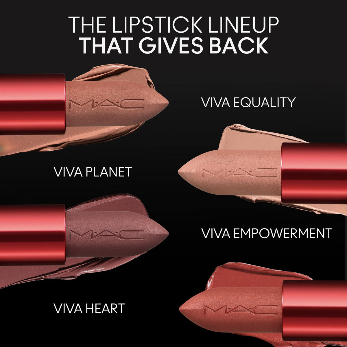 M·A·Cximal Silky Matte Viva Glam Lipstick, 3.5 g, Viva Heart, Alt