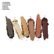 Connect In Colour Eyeshadow Palette - Intimate Nudes, 6.25 g, Multi, Smoosh
