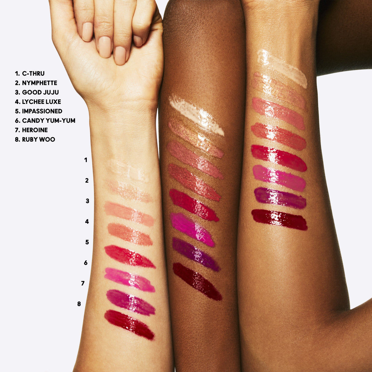 Lipglass, 3.1 ml, Ruby Woo, Model