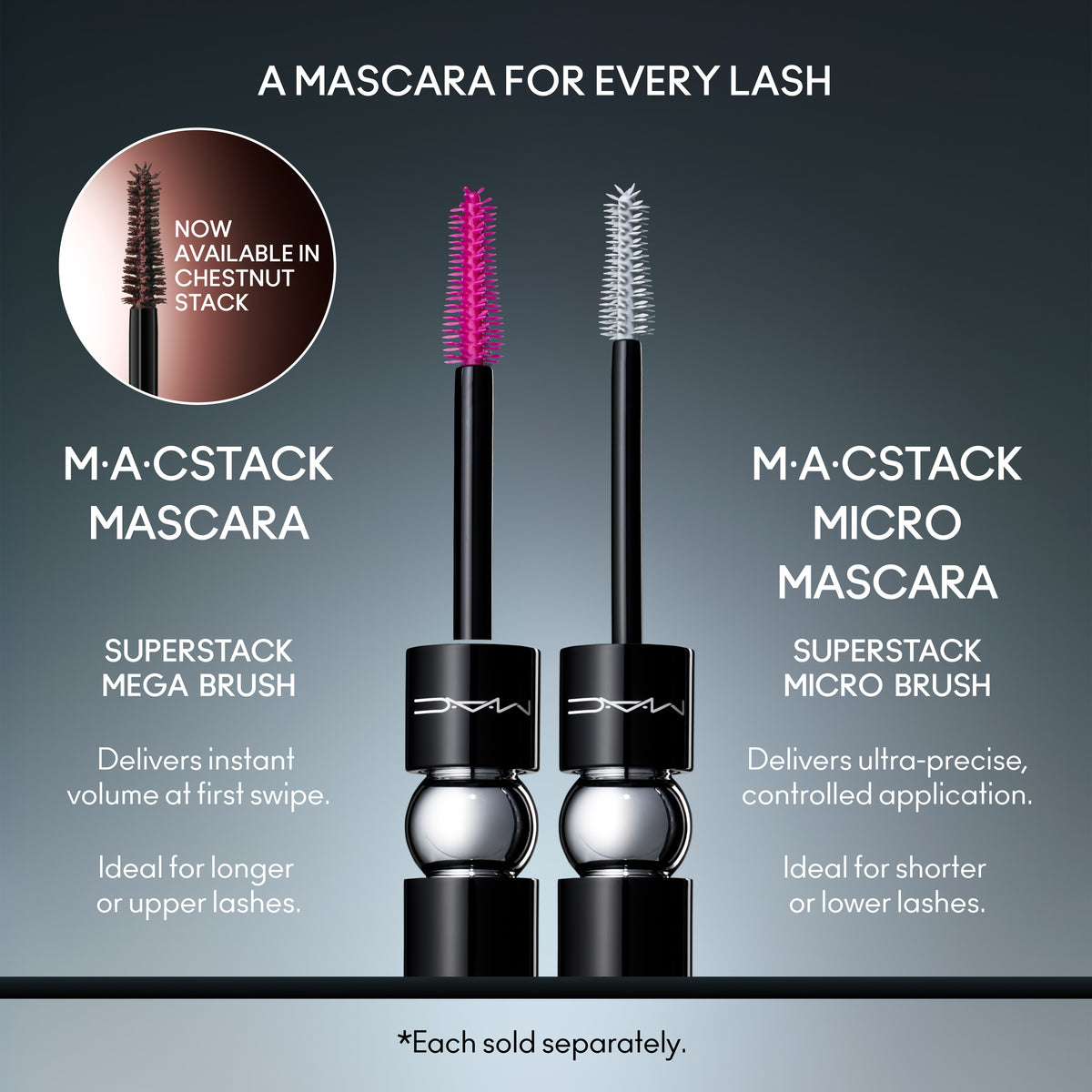 M·A·CStack Mascara, 12.0 ml, Stack Black, Alt