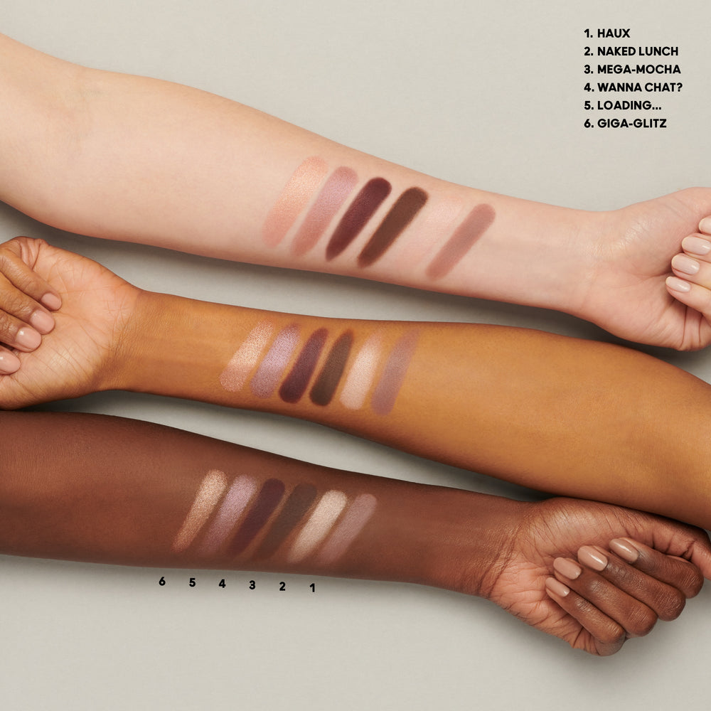 Connect In Colour Eyeshadow Palette: Embedded in Burgundy, 6.25 g, Multi, Model