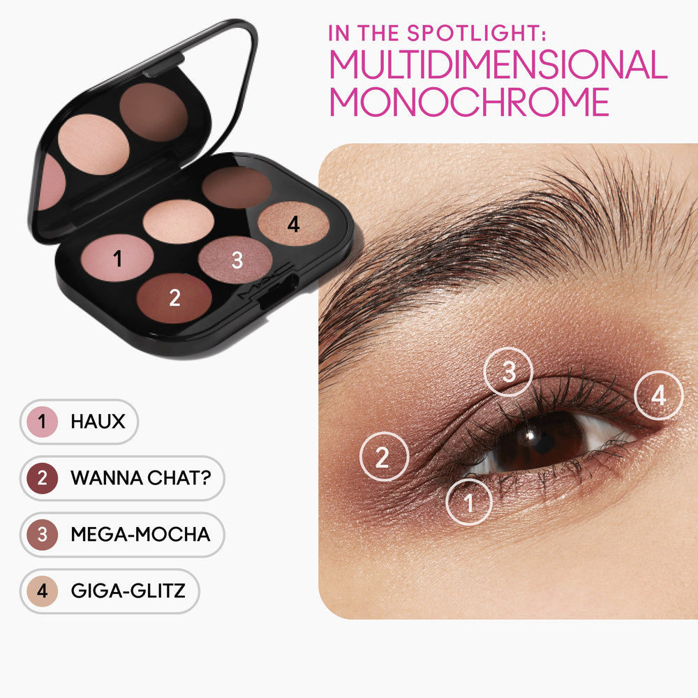 Connect In Colour Eyeshadow Palette: Embedded in Burgundy, 6.25 g, Multi, Alt