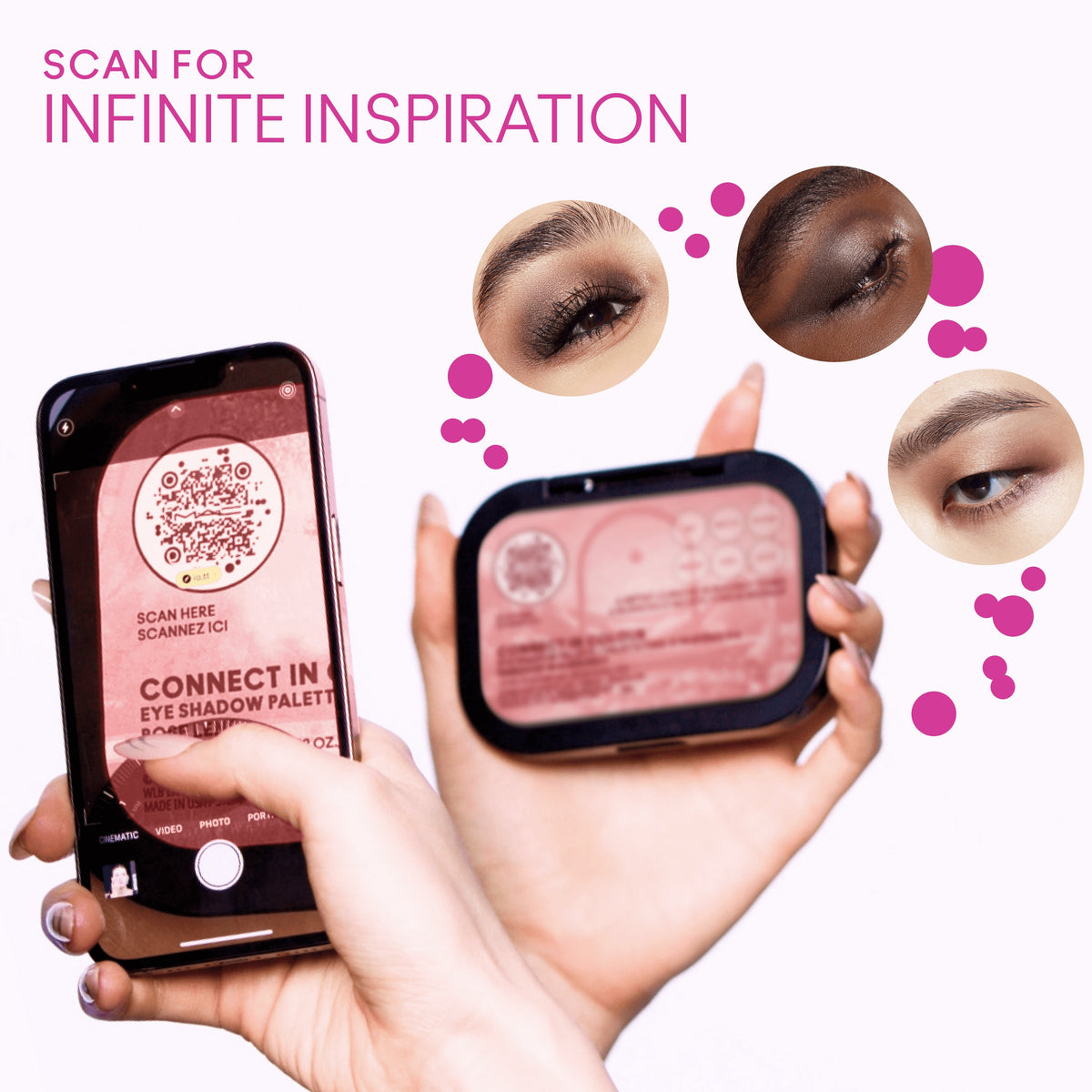 Connect In Colour Eyeshadow Palette: Embedded in Burgundy, 6.25 g, Multi, Alt