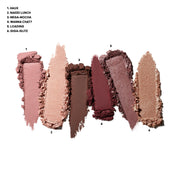 Connect In Colour Eyeshadow Palette: Embedded in Burgundy, 6.25 g, Multi, Smoosh