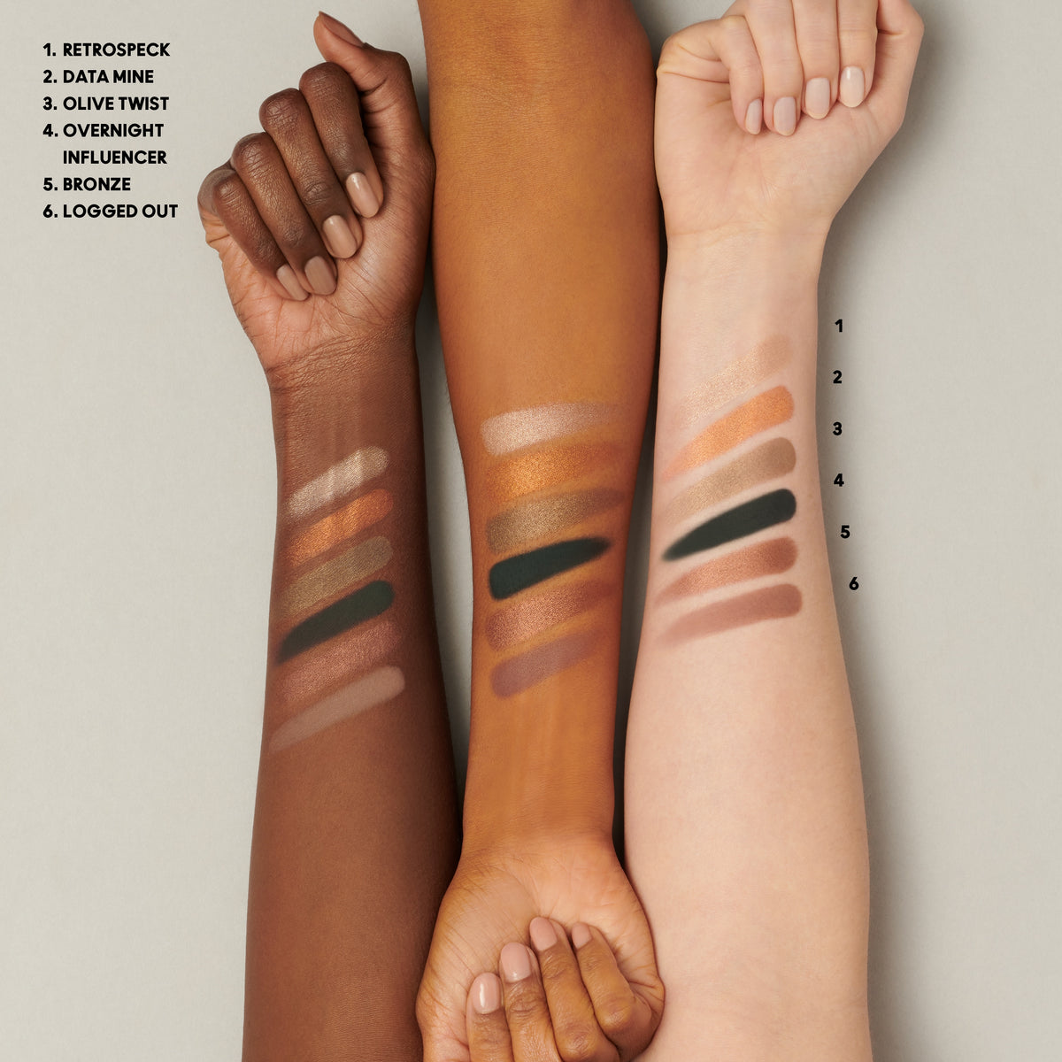 Connect In Colour Eyeshadow Palette: Bronze Influence, 6.25 g, Multi, Model