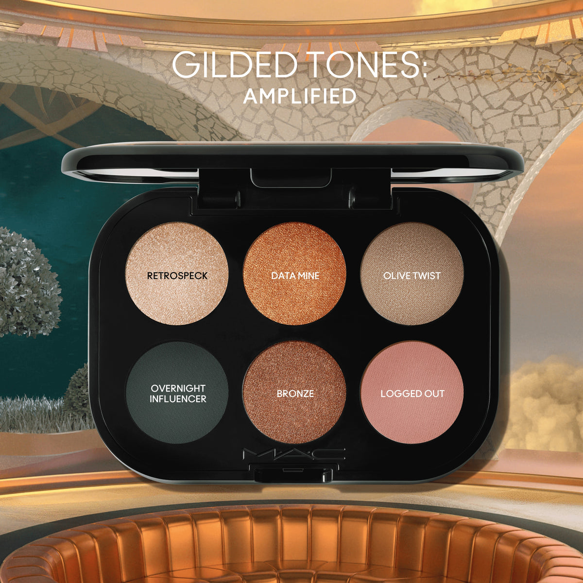 Connect In Colour Eyeshadow Palette: Bronze Influence, 6.25 g, Multi, Alt
