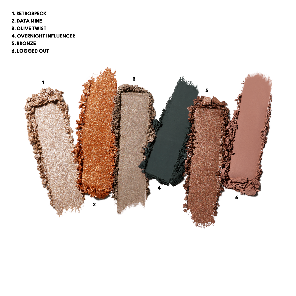 Connect In Colour Eyeshadow Palette: Bronze Influence, 6.25 g, Multi, Smoosh