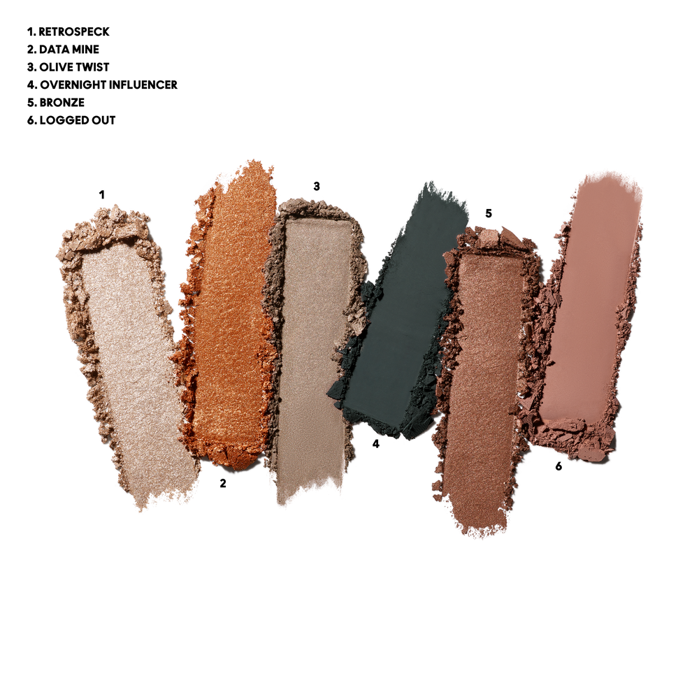 Connect In Colour Eyeshadow Palette: Bronze Influence, 6.25 g, Multi, Smoosh