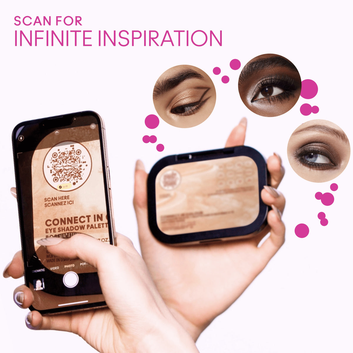 Connect In Colour Eyeshadow Palette: Unfiltered Nudes, 12.2 g, Multi, Alt