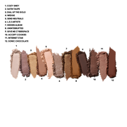 Connect In Colour Eyeshadow Palette: Unfiltered Nudes, 12.2 g, Multi, Smoosh