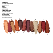 Connect In Colour Eyeshadow Palette: Future Flame, 12.2 g, Multi, Smoosh