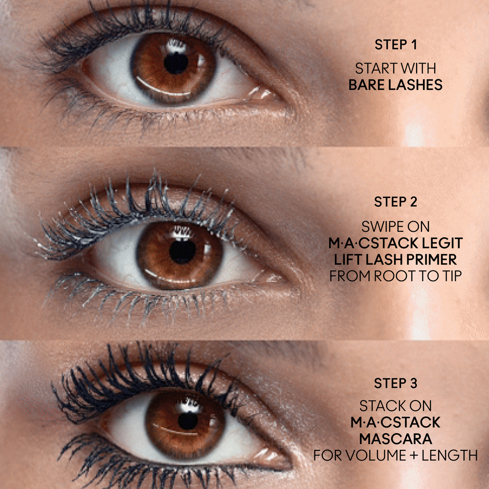 M·A·CStack Legit Lift Lash Primer, 12.0 ml, Stark Stack, Model, medium