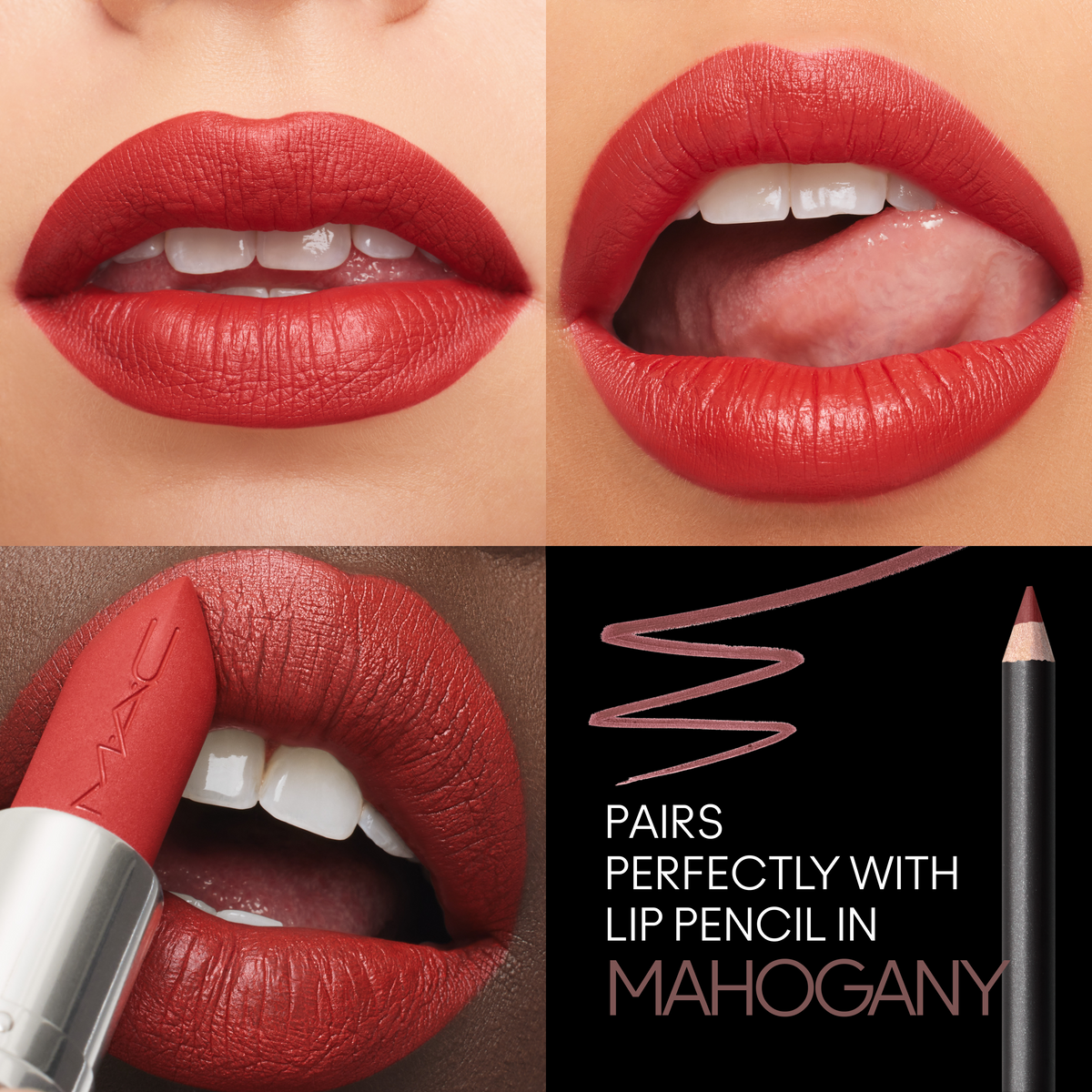 M·A·Cximal Silky Matte Lipstick / Mini M·A·C, 1.7 g, Chili, Model