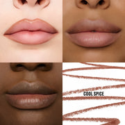 Lipglazer Glossy Liner, 0.25 g, Cool Spice, Model, multiple