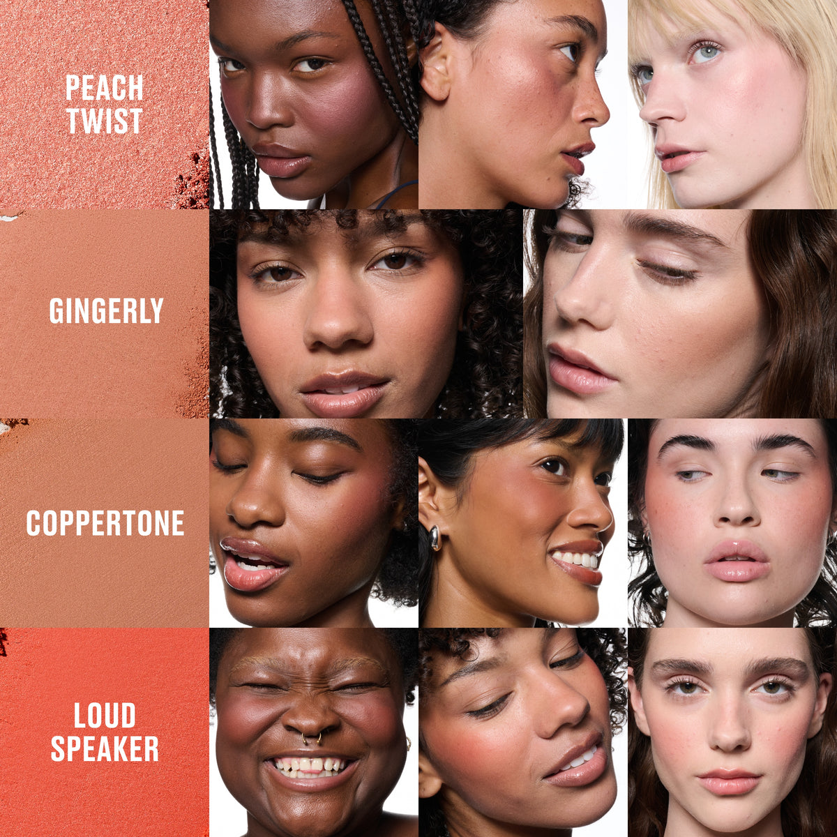 Skinfinish Colourstruck Blush, 4.5 g, Gingerly, Model, multiple
