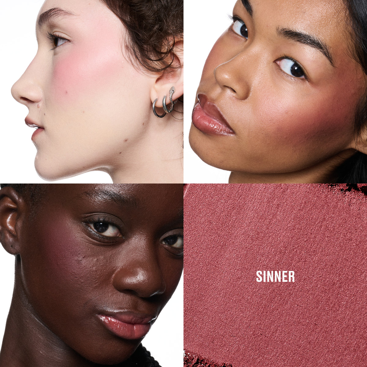 Skinfinish Colourstruck Blush, 4.5 g, Sinner, Model, multiple