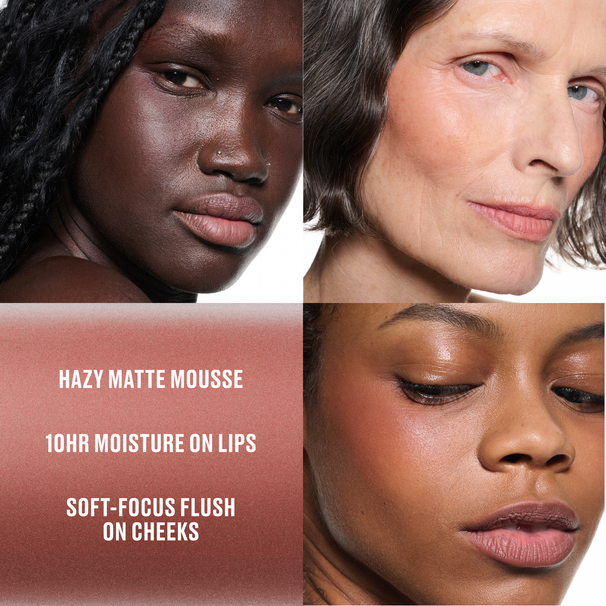 Powder Kiss Lip + Cheek Mousse, 5.0 ml, Over The Taupe, Alt