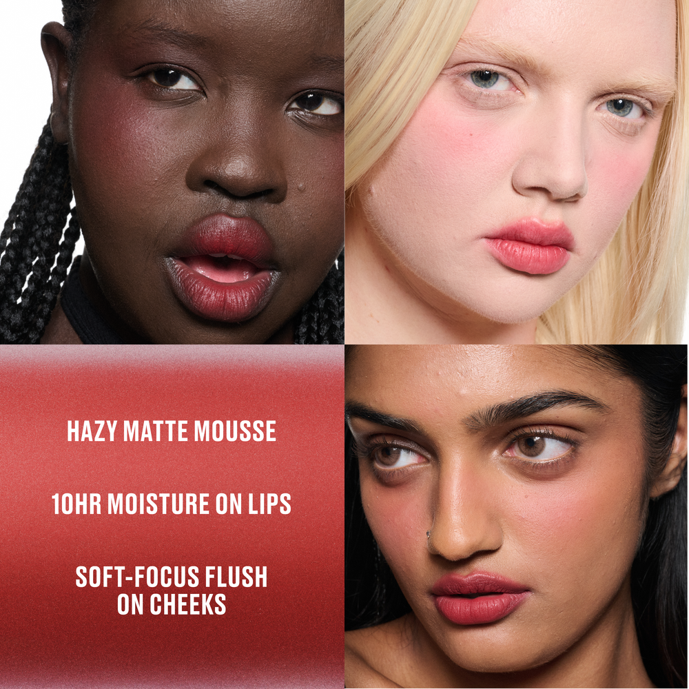 Powder Kiss Lip + Cheek Mousse, 5.0 ml, Ruby Boo, Alt