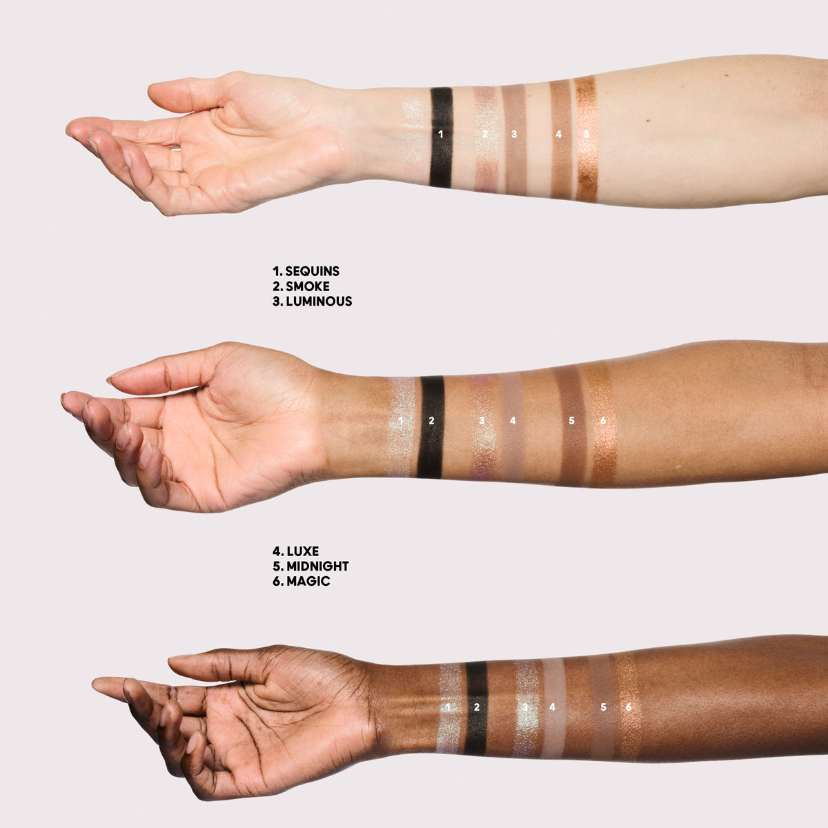 Smoke + Ice Eye Shadow Duo / Gift M·A·C, 2.0 g, Midnight + Magic, Model