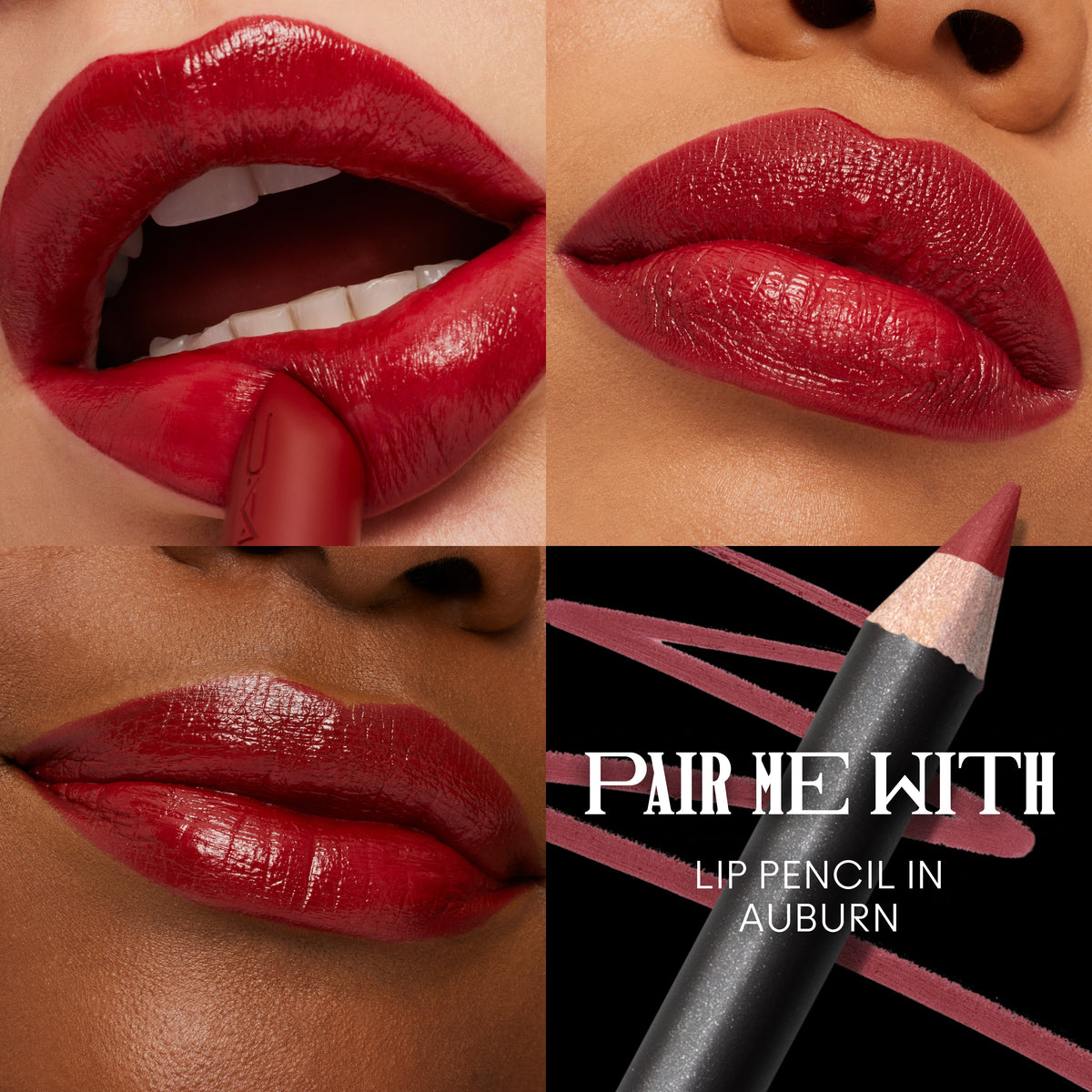 Satin Soirée Mini Lip Trio, Model, multiple