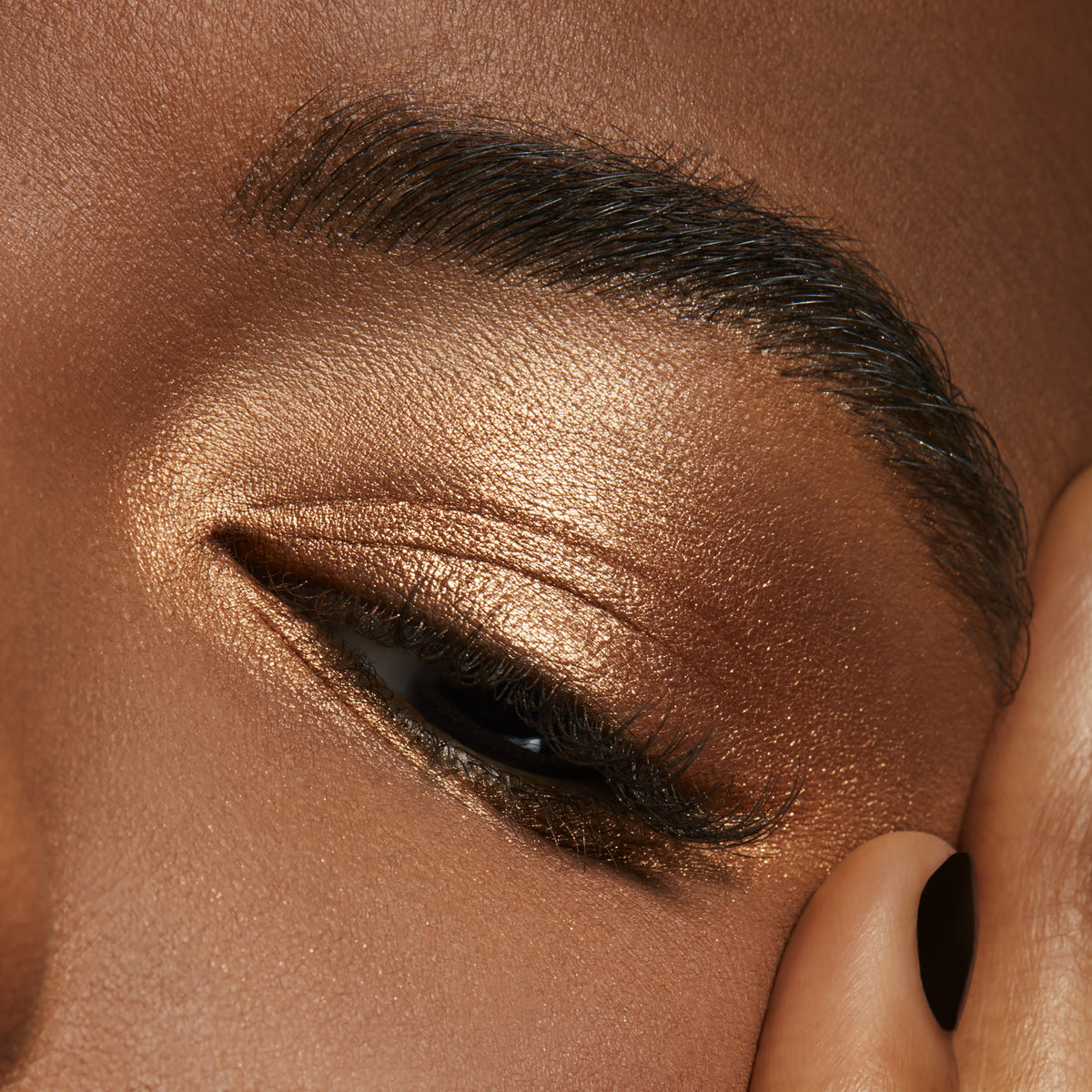 Eyeshadow, 1.5 g, Amber Lights, Model, deep