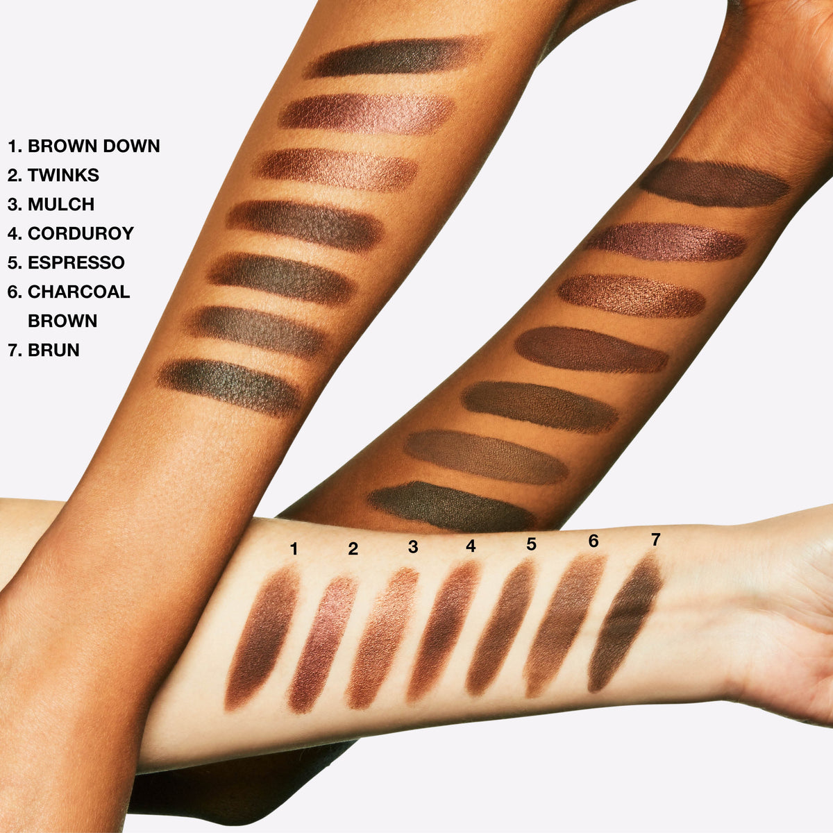 Eyeshadow, 1.5 g, Brun, Model