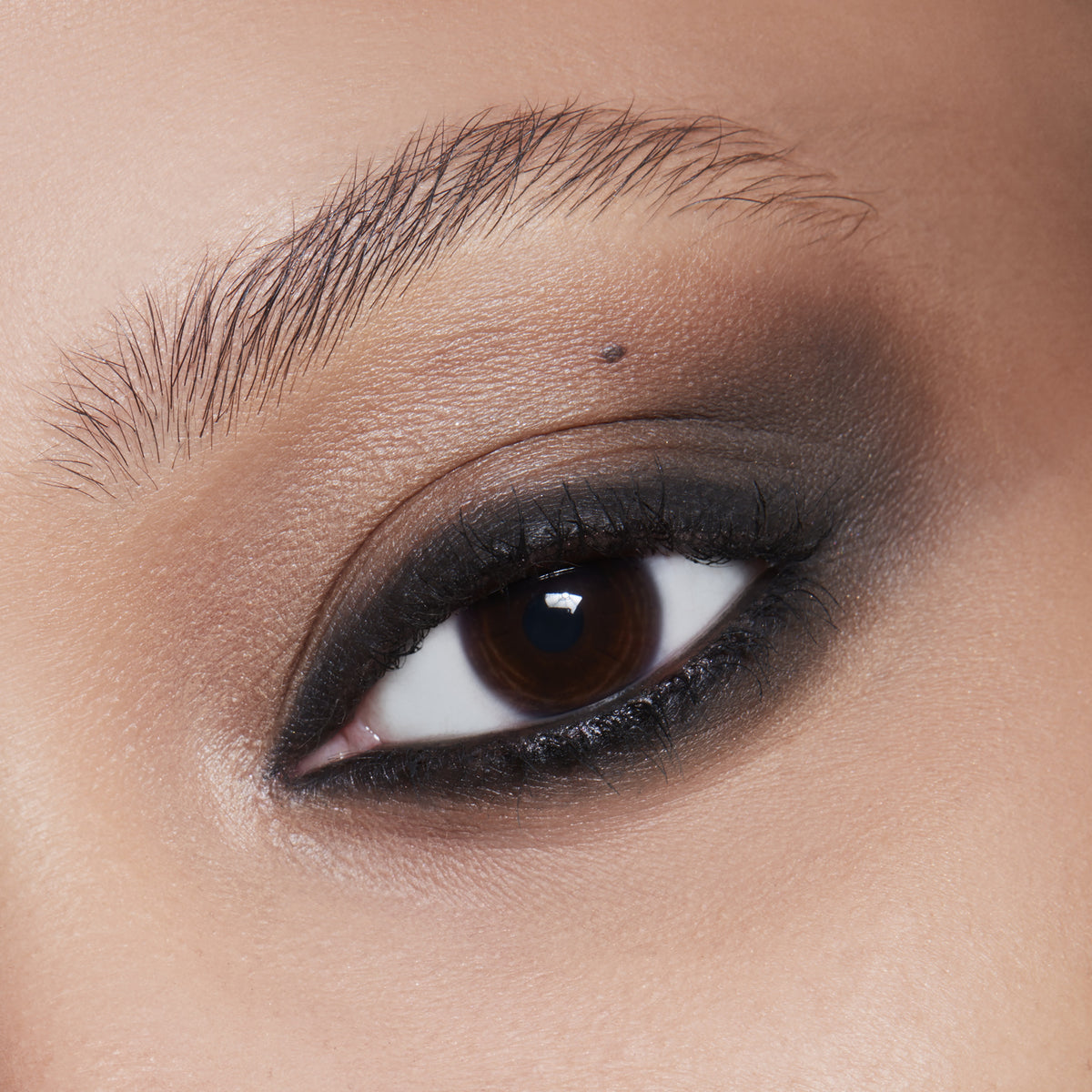 Eyeshadow, 1.5 g, Charcoal Brown, Model, medium