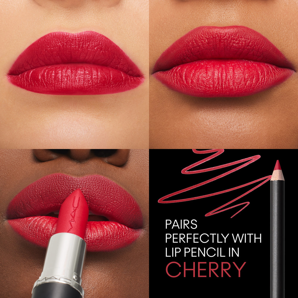 M·A·Cximal SILKY MATTE LIPSTICK, 3.5 g, Ruby Woo, Model