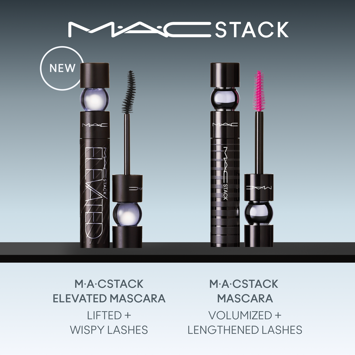 M·A·CStack ELEVATED MASCARA, 12.0 ml, Black Stack, Alt