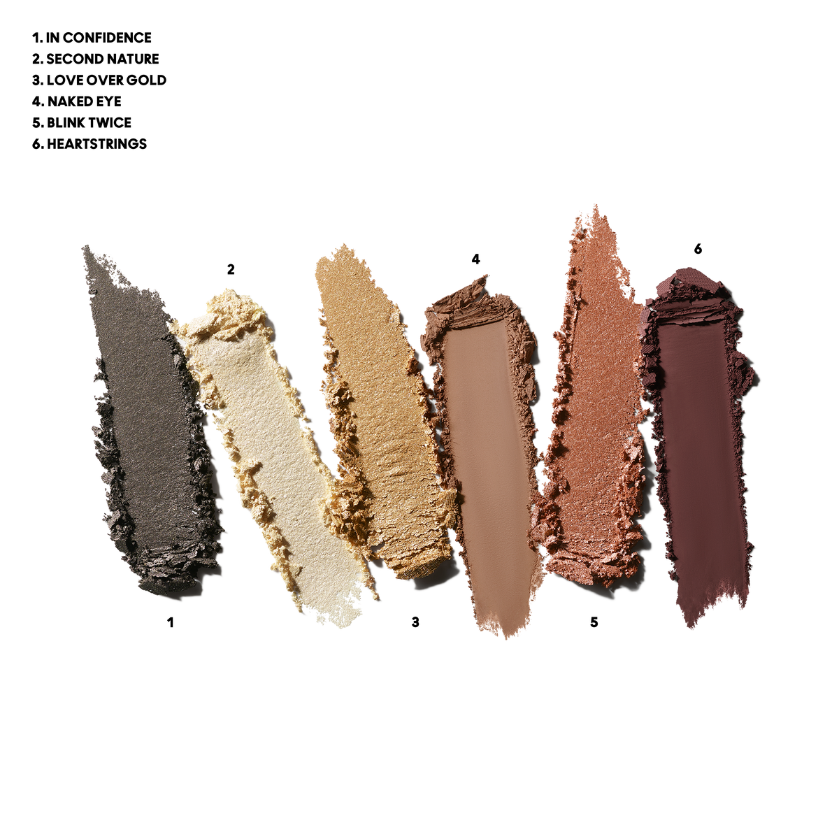 Connect In Colour Eyeshadow Palette - Intimate Nudes, 6.25 g, Multi, Smoosh