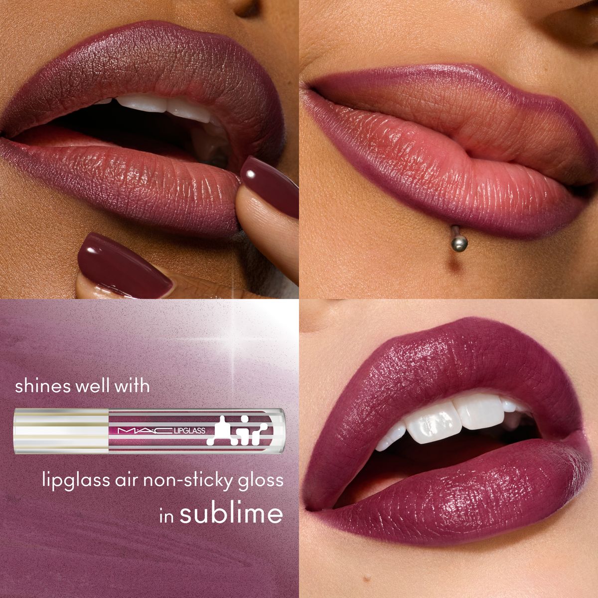Lipglazer Glossy Liner, 0.25 g, Nightmoth, Model