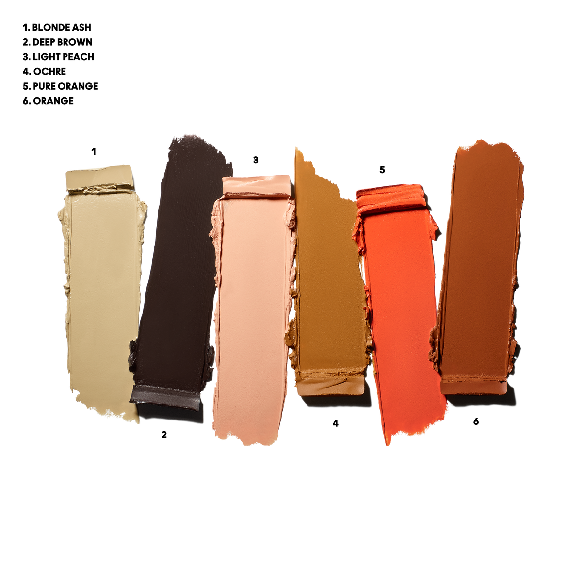 Pro Palette Studio Finish Skin Corrector x6, 6.0 g, Smoosh