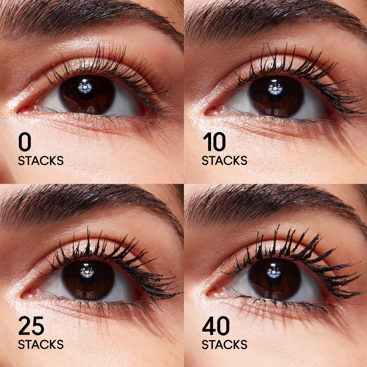 M·A·CStack Mascara, 12.0 ml, Stack Black, Model, light