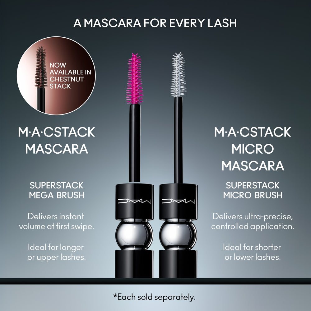 M·A·CStack Mascara, 12.0 ml, Stack Black, Alt