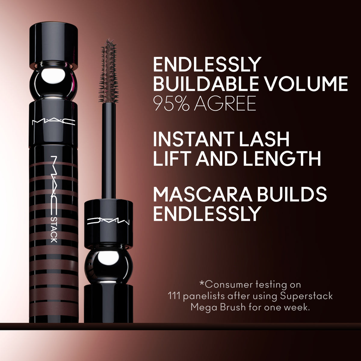 M·A·CStack Mascara, 12.0 ml, Chestnut Stack, Alt