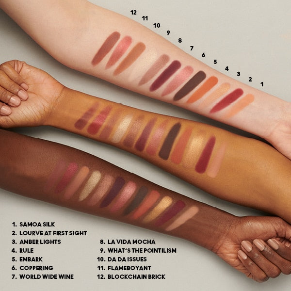 Connect In Colour Eyeshadow Palette: Future Flame, 12.2 g, Multi, Model