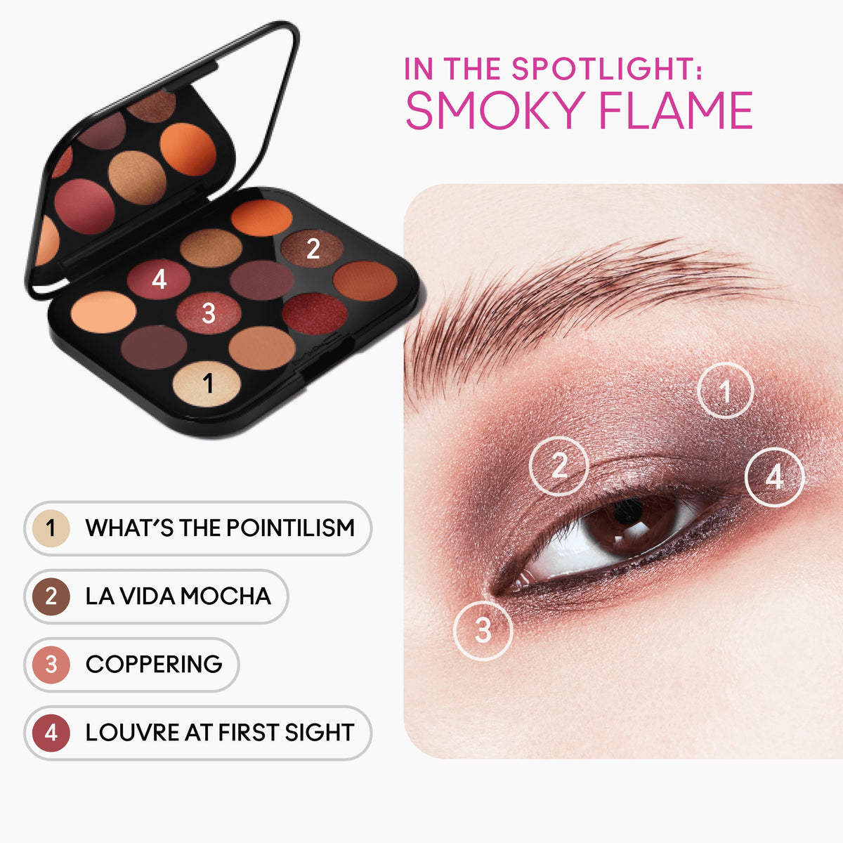 Connect In Colour Eyeshadow Palette: Future Flame, 12.2 g, Multi, Alt