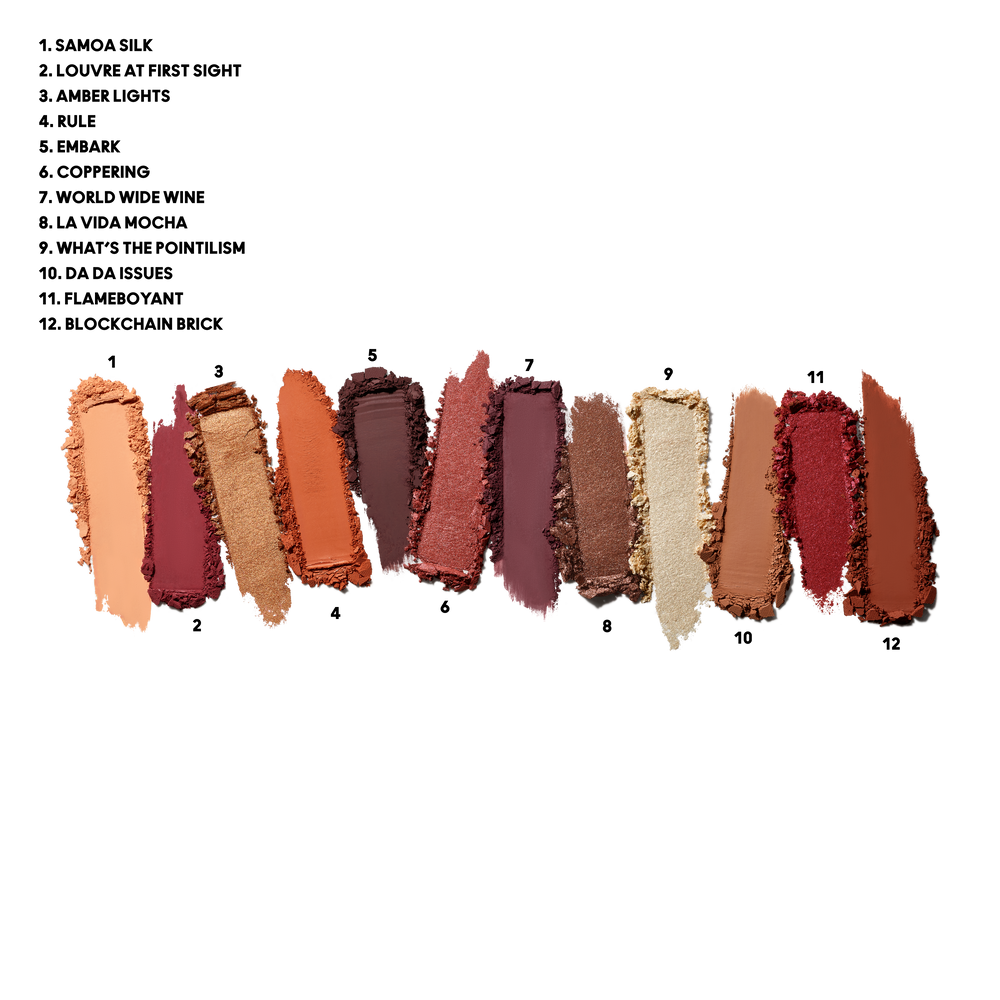 Connect In Colour Eyeshadow Palette: Future Flame, 12.2 g, Multi, Smoosh