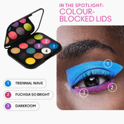 Connect In Colour Eyeshadow Palette: Hi-Fi Colour, 12.2 g, Multi, Alt