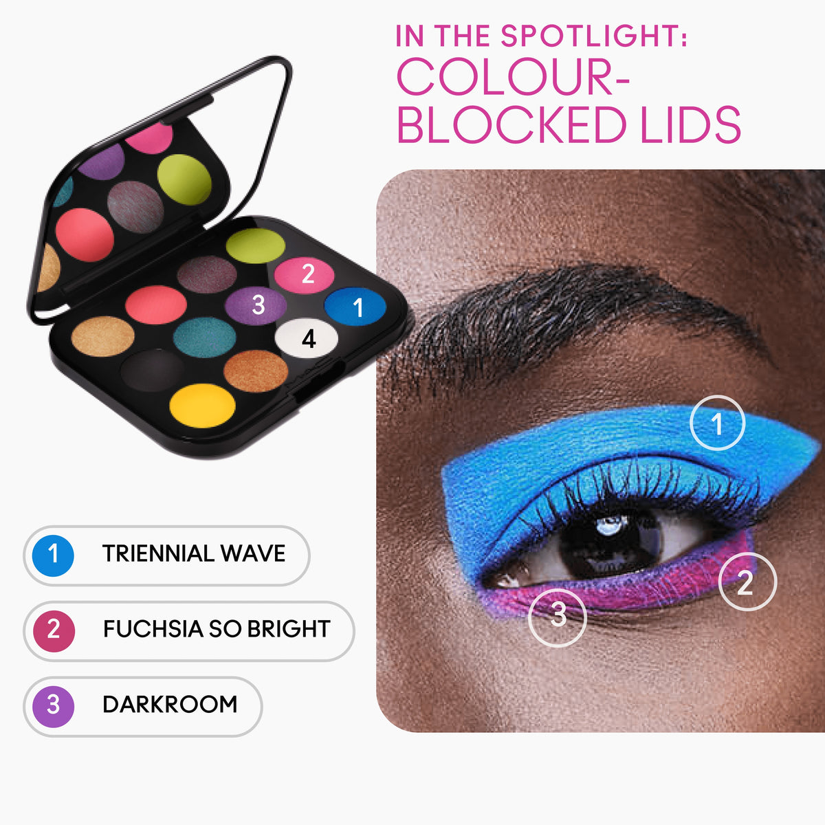 Connect In Colour Eyeshadow Palette: Hi-Fi Colour, 12.2 g, Multi, Alt