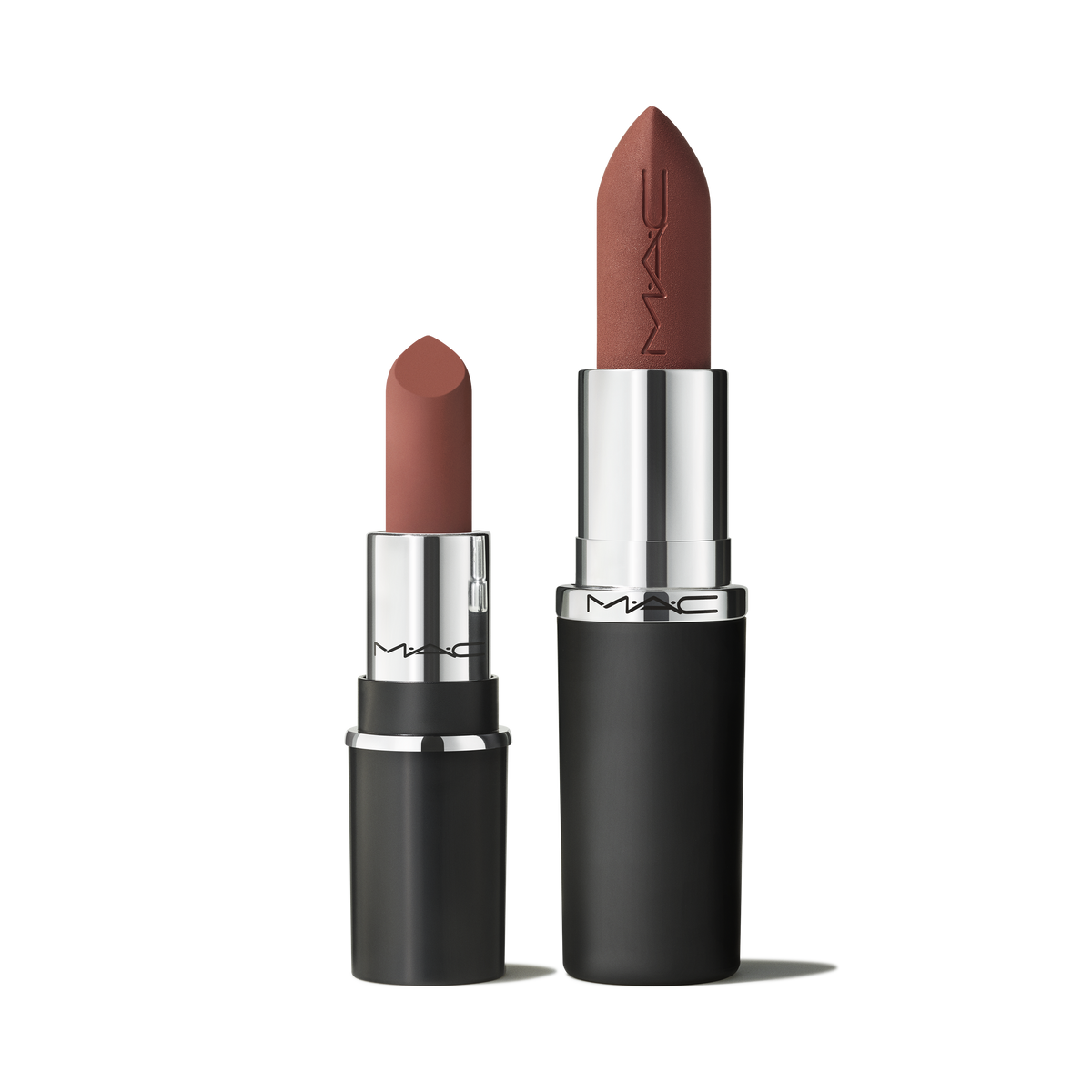 M·A·Cximal Silky Matte Lipstick / Mini M·A·C, 1.7 g, Warm Teddy, Color Chip
