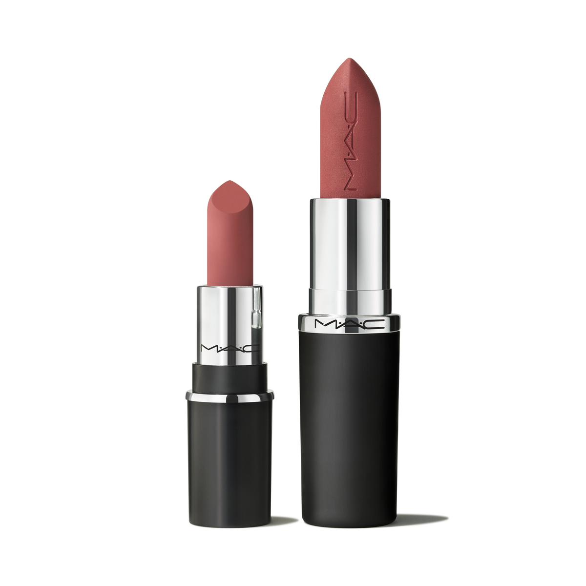 M·A·Cximal Silky Matte Lipstick / Mini M·A·C, 1.7 g, Velvet Teddy, Color Chip