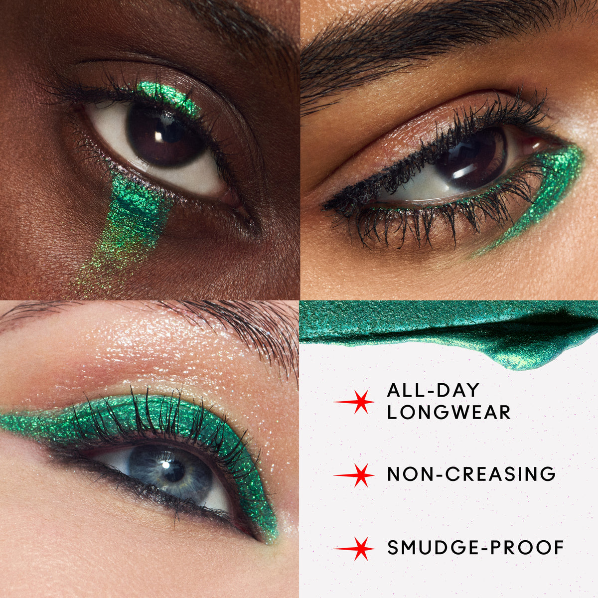 Dazzleshadow Liquid Eyeshadow, 4.0 ml, Telepathic Teal, Alt