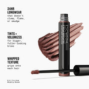 MAC Pro Brow WhipGrip Mousse, 4.0 g, Lingering, Alt